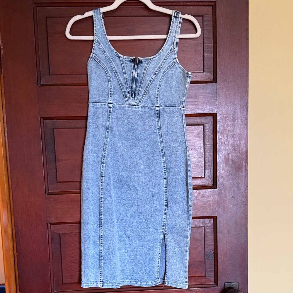 Denim Sleeveless Dress